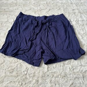 NWT Hei Hei Anthropologie Women's Size Large Blue Elastic Waist Shorts